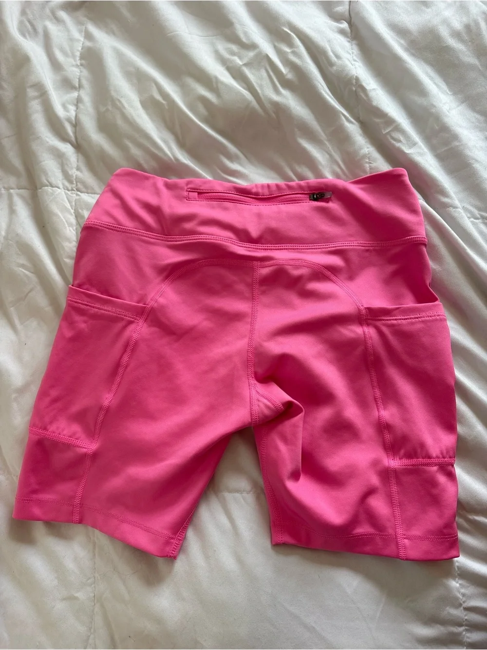 Nike Low Rise Hot Pink Women's Bike Shorts with Reflective Swoosh